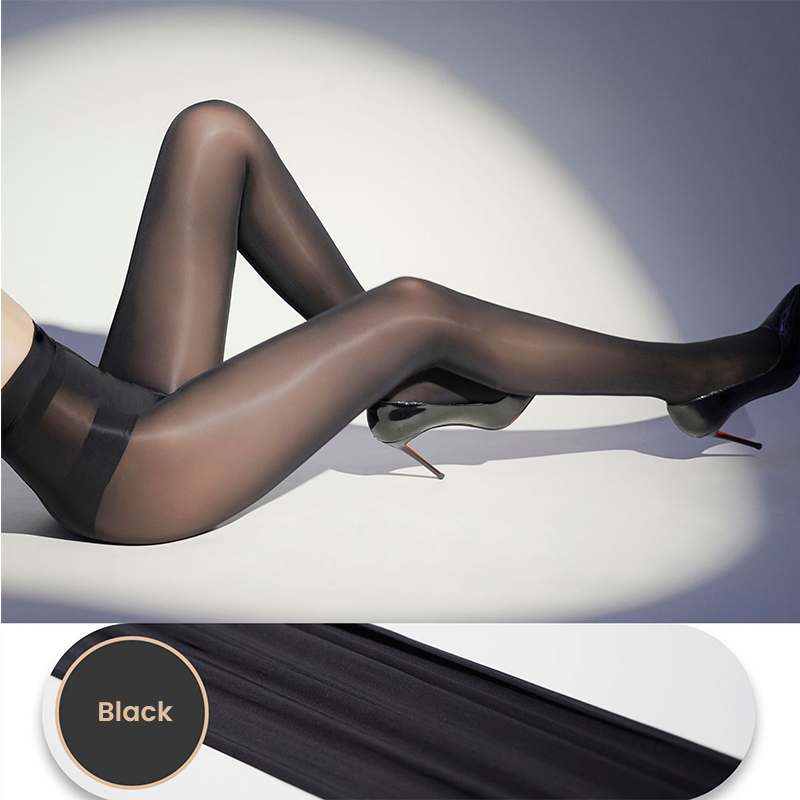Shiny Sheer Tights for Women – Snag-Resistant & Non-Slip