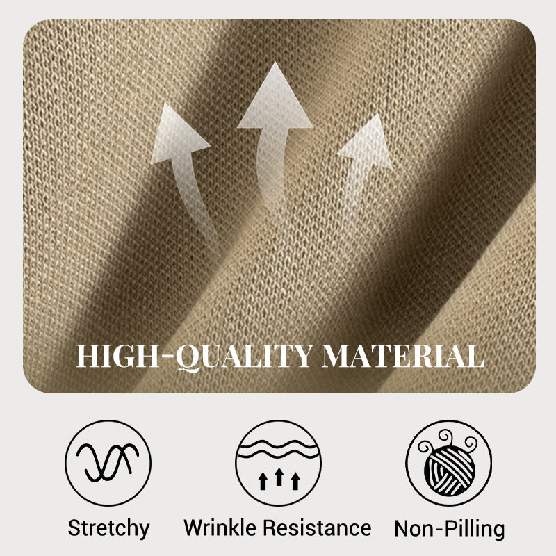 ⏳ Limited time 50% off! 💥Gold Button Soft Knit Trouser Co-Ord，Made of natural plant fibers