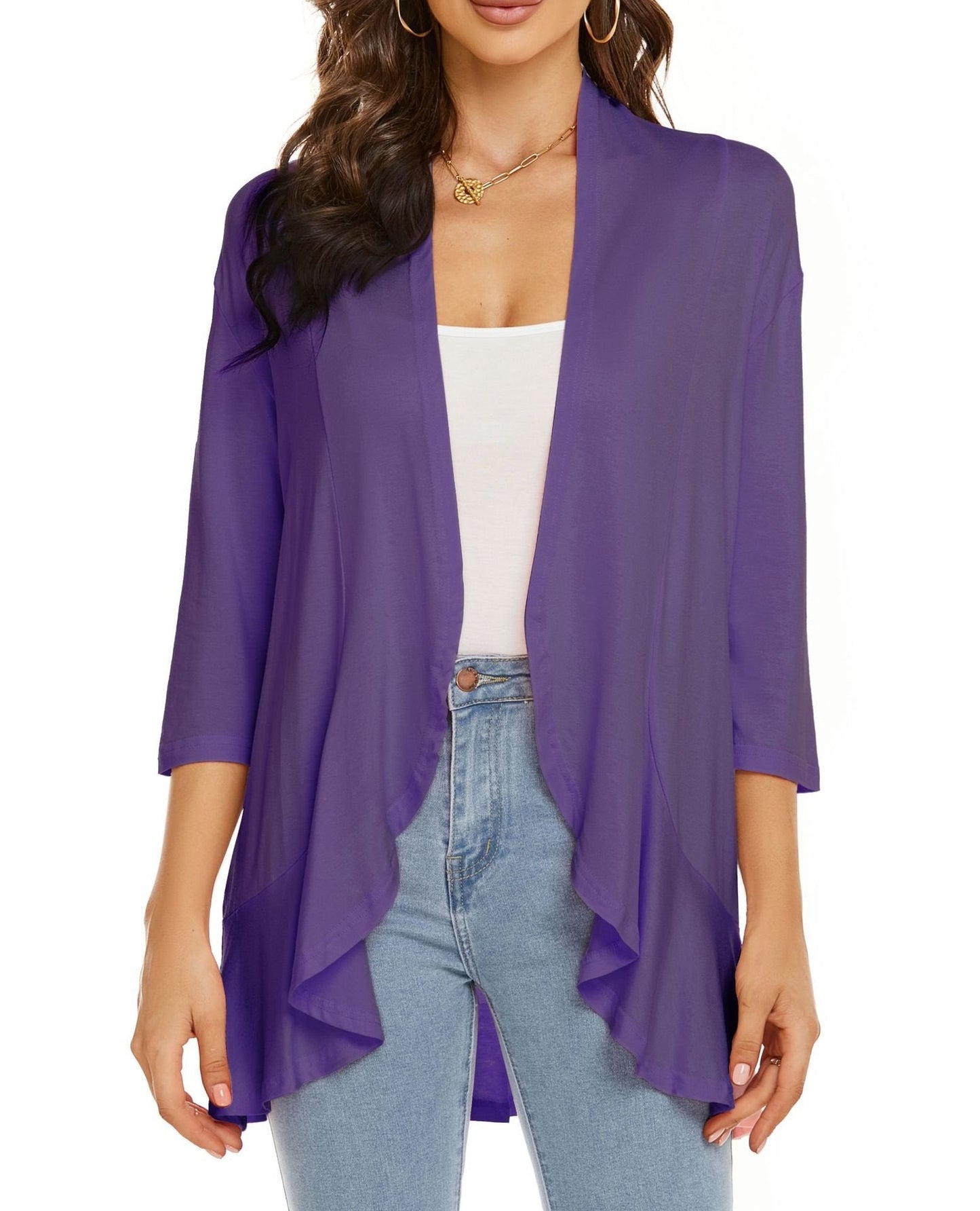 🔥Last Day 50% Off✨Women's Casual Lightweight Open Front