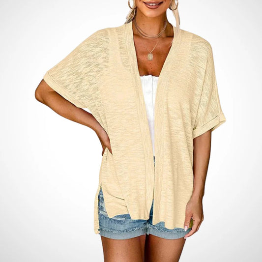 Summer Hot Sale 50％ OFF🔥2025 New Stylish Flowy Short Sleeve Cardigan
