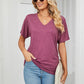 💕Hot Promotion- UP TO 50% OFF🌷V-Neck Solid Color Loose Ladies Tops