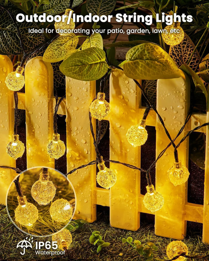 💎 49% OFF! 💎 Waterproof Solar-Powered LED String Lights – Warm White or Multi-Color, Remote-Controlled & Perfect for Patios, Gardens & Parties 🌟✨
