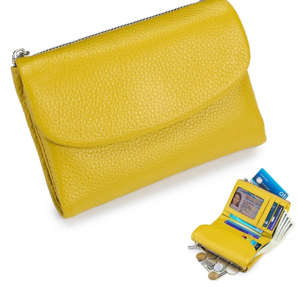 🎁🔥Last day sale 49% OFF🔥✨⏰Unisex Pebble Leather Wallet🔥