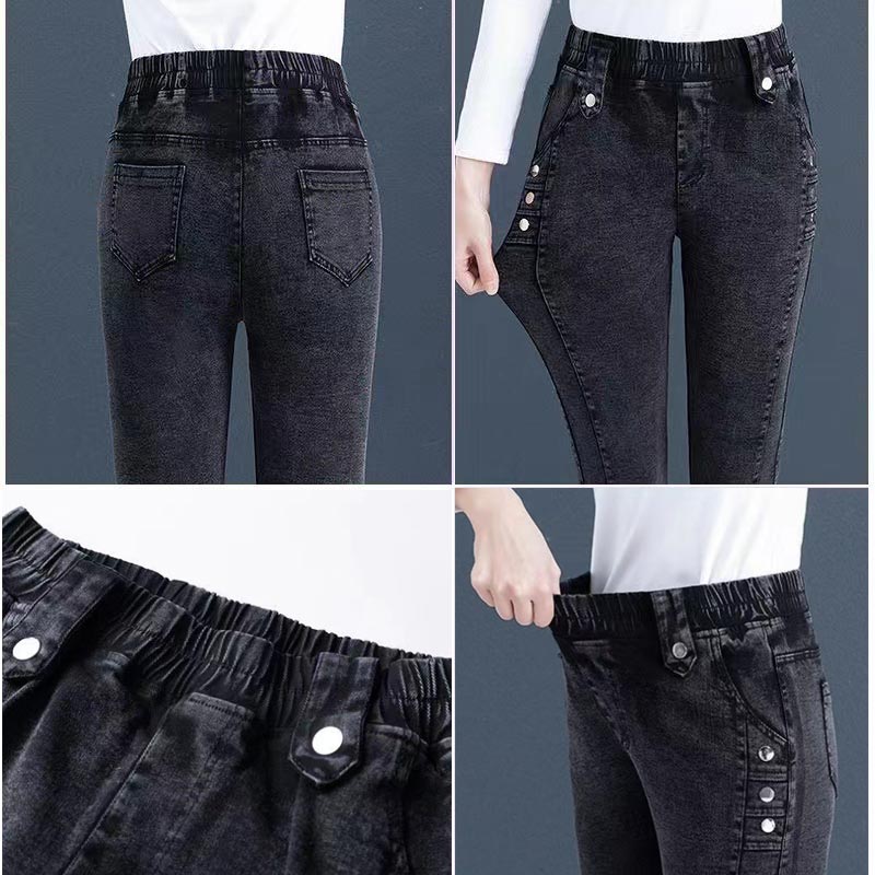 📢📢50 % OFF !! 🔥Elastic Warm Plush Skinny Jeans for Women