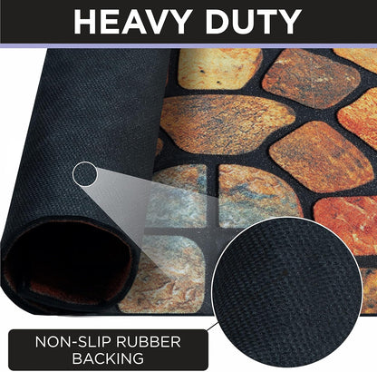 💖Spring Hot Sale 50% OFF💖Boho Style Semicircular Door Mat - Non Slip Soft Floor Carpet