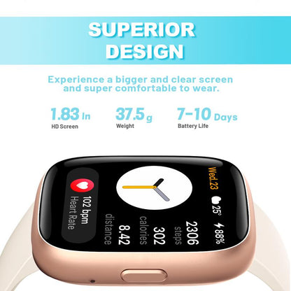 Smart Watch for Women Men, Fitness Tracker with Answer/Make Calls, Fitness Watch with Sleep Tracker/100 Sports/IP68 Waterproof Pedometer