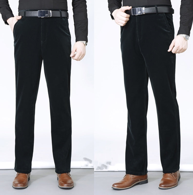 ❄️Winter Specials❄️Men's Stretchy Corduroy Straight Long Pants