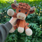 ✨LAST DAY PROMOTION - 50%OFF✨Crochet Highland Cow Amigurumi Pattern🐮- DIY Kit & Finished Plush