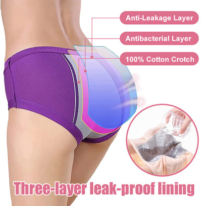 Buy 5 Get 5 Free🔥-New Upgrade High Waist Leak Proof Panties