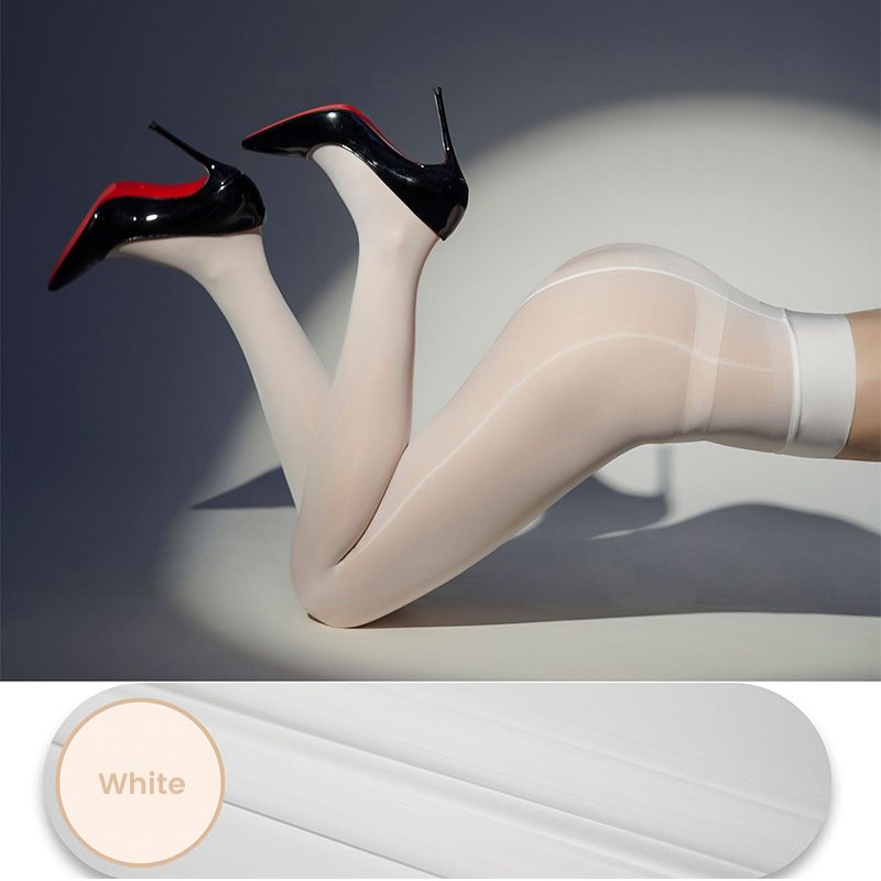 Shiny Sheer Tights for Women – Snag-Resistant & Non-Slip