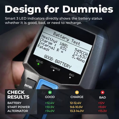🎁2025 Hot Sale 50% OFF💥BT100 Car Battery Tester 12V Load Tester