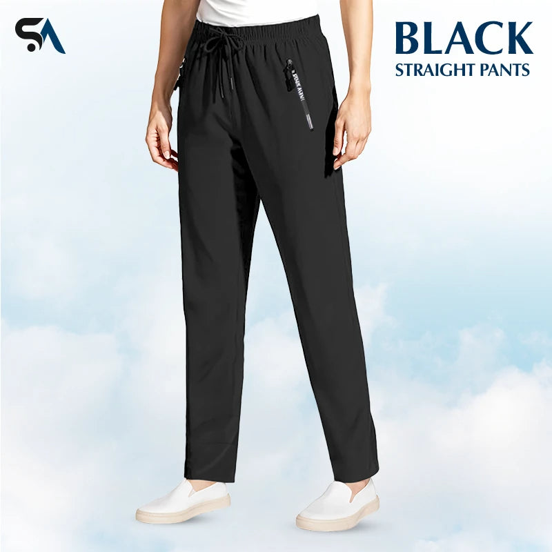 🔥Unisex Ultra Stretch Ice Silk Comfort Casual Pants