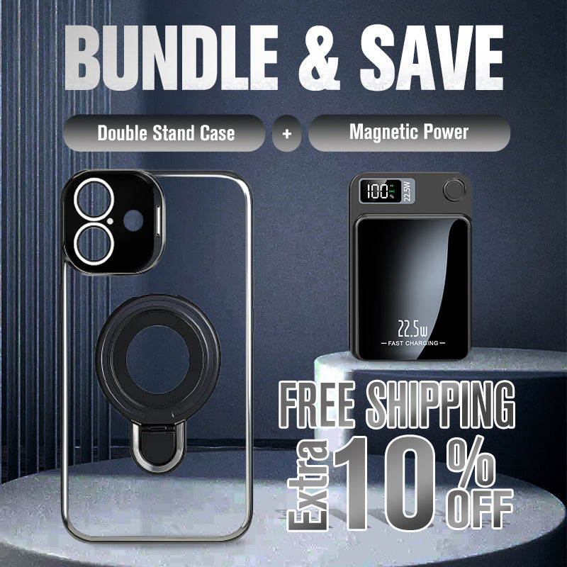 🔥 Double Stand Case Cover for iPhone