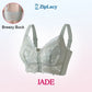 Women's Comfortable Front Closure Lace Posture Support Bra