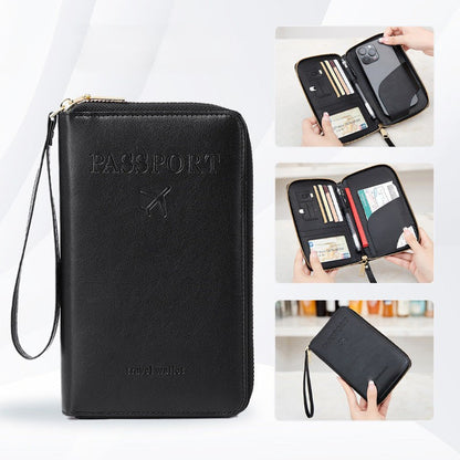 🧳2026 Tourism Must✈️Multifunctional RFID Passport Wallet