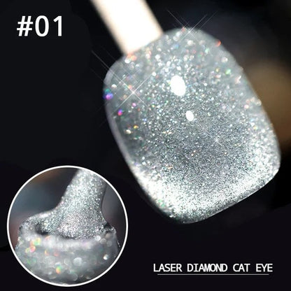 💅LAST DAY HOT SALE 50% OFF💎Laser Diamond Cat Eye Nail Polish