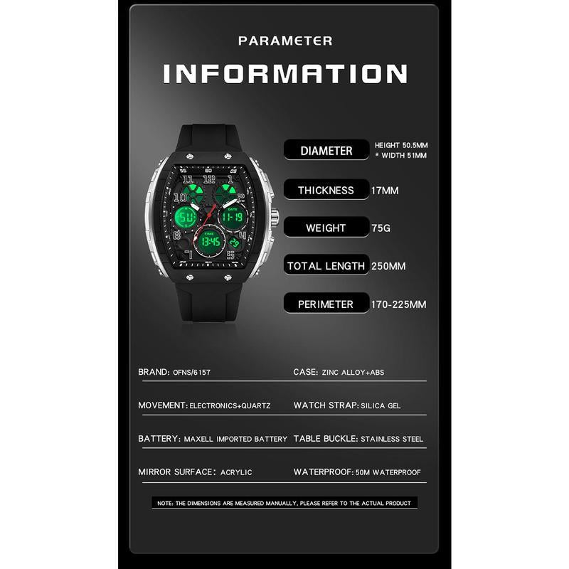 ⏰Black Friday Sale 50% OFF💥💥Men's Sporty Luminous Digital Automatic Watch