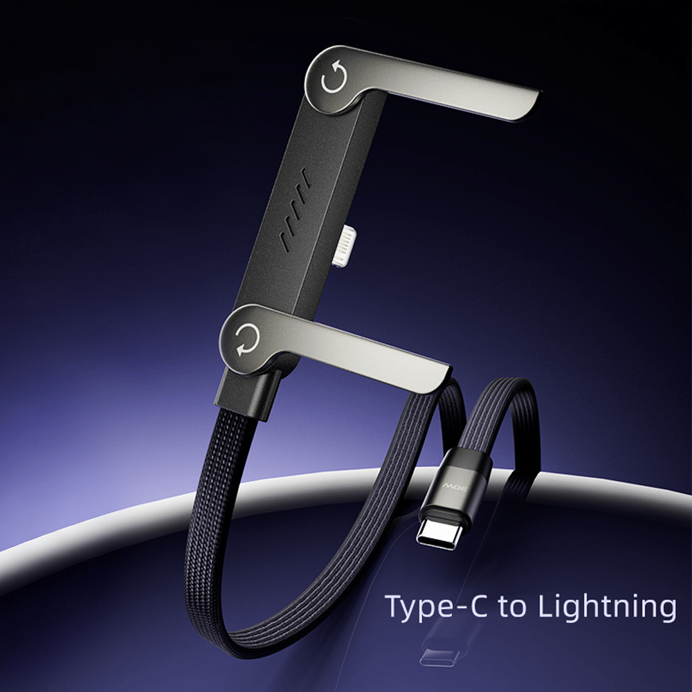 ⚡ Invisible Holder Charger Cable with Stand – Hidden Bracket Design, Fast Charging Support, Tangle-Free & Durable 📱