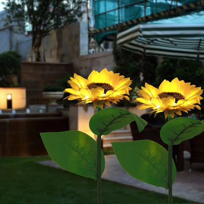 🌻49% OFF FLASH SALE ! Sunflower Solar Lights – Glowing Decor for Garden ✨🌿【Hurry Up】