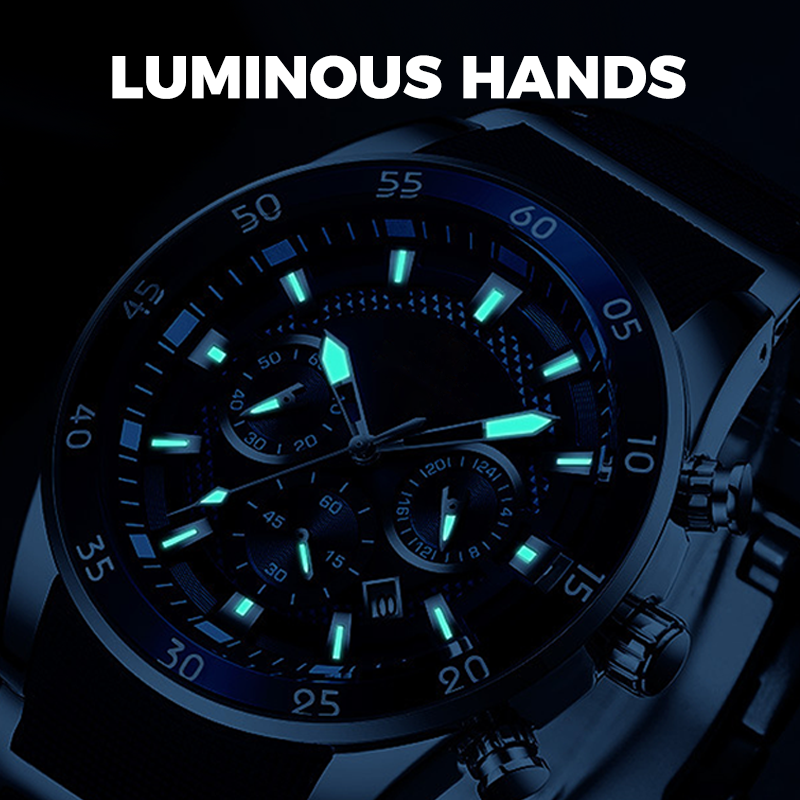⏳ LIMITED TIME OFFER⚡️!💎Men's High-End Business Multifunction Quartz Watch