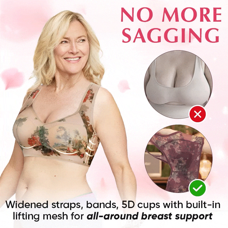 ✨Last Day Special Price £8.99!!💥🌸🎁 Super gather bra | Ice Silk Lace Cooling Comfort Bra