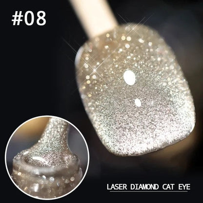 💅LAST DAY HOT SALE 50% OFF💎Laser Diamond Cat Eye Nail Polish