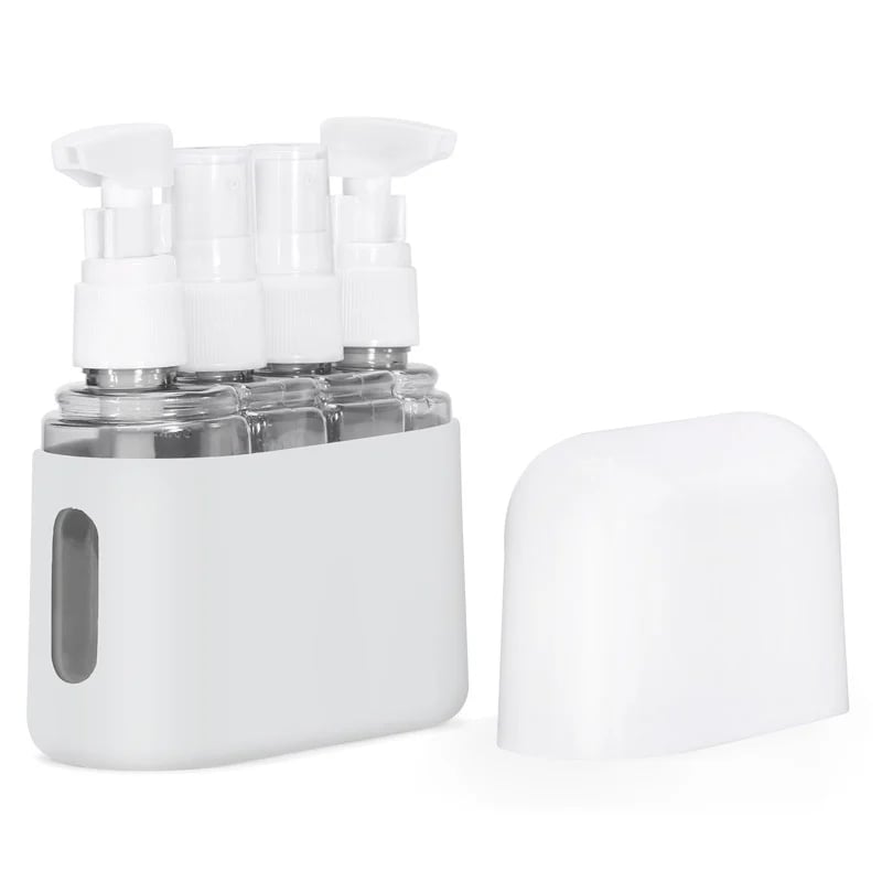 🔥Travel Smarter🔥Mini Shampoo Dispenser Portable Travel Bottle Set