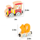 🔥Numbers And Letters Magnetic Train Puzzle Wooden Toy Car