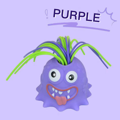 👾 50% OFF NOW! 🧸 Hair Pulling Monster Stress Relief Toy - Stretchy Sensory Fidget Tool for Anxiety & Focus, Safe for Kids/Adults 🎯✨