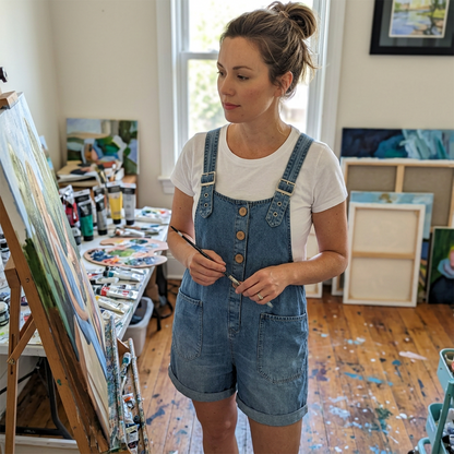 ⌛Limited-time Offer 50% OFF👍-Women's Casual Denim Romper