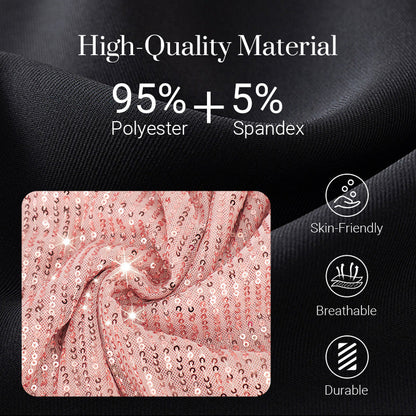 💃Last Day Sales - 50% OFF🎉Women's One Shoulder Sequin Sparkling Party Club Dress✨