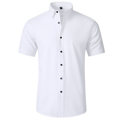 ⏰HOT SALE 50% OFF🔥STRETCH NON-IRON ANTI-WRINKLE SHIRT💕Summer must-have short-sleeved shirt