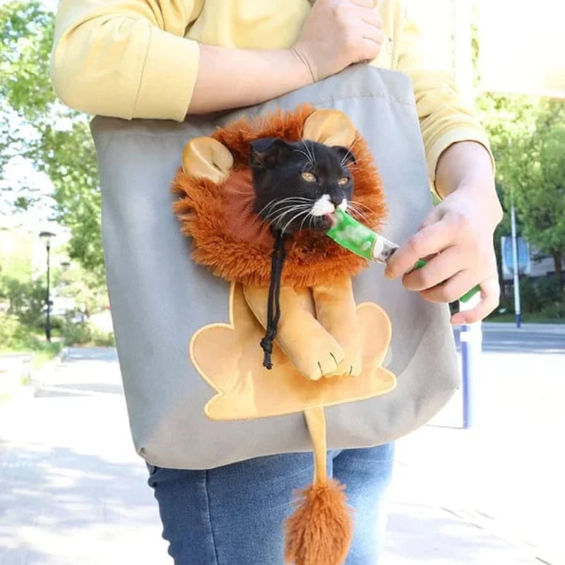🦁2024 Cute Lion Shape Pet Shoulder Bag