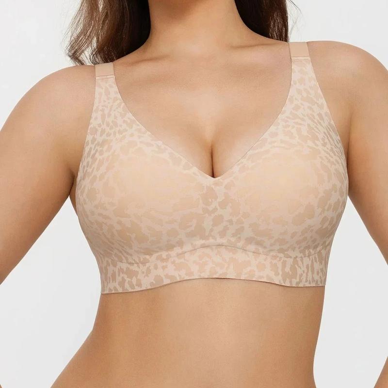 💗LAST DAY PROMOTION - 50%OFF💗Stylish Leopard Pattern Breathable Everyday Bra