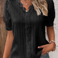 🔥BUY 2 GET 10% OFF💝V Neck Plain Lace Elegant Shirt