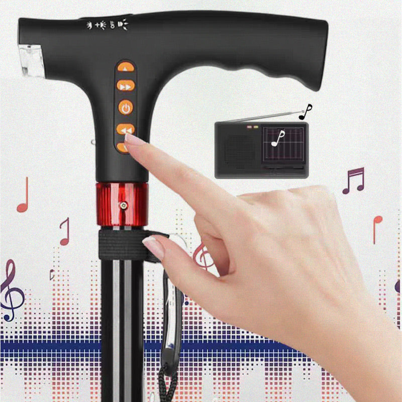 🔥Higher Quality-Smart Elderly Walking Stick with LED Lights