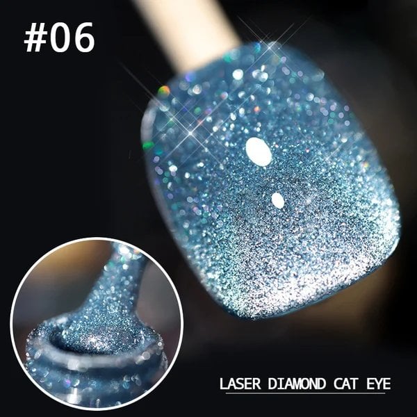 💅LAST DAY HOT SALE 50% OFF💎Laser Diamond Cat Eye Nail Polish