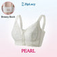 Women's Comfortable Front Closure Lace Posture Support Bra