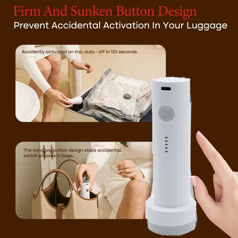 ⏳Limited-time 49% OFF⏰✨X7 Cordless Travel Vacuum Bag