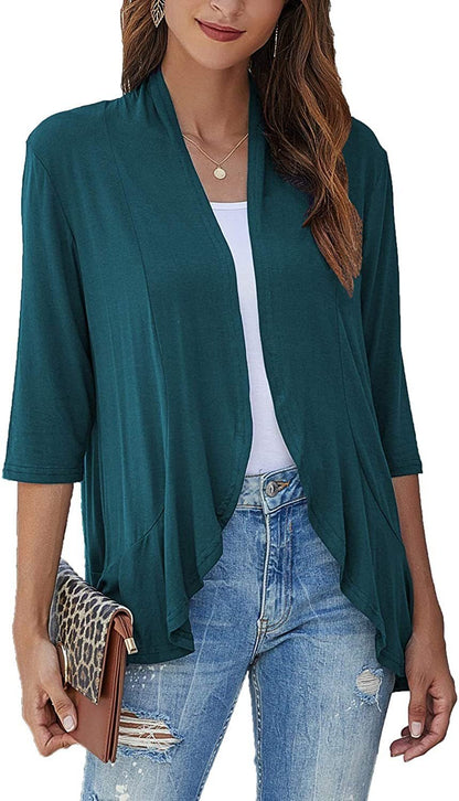 🔥Last Day 50% Off✨Women's Casual Lightweight Open Front