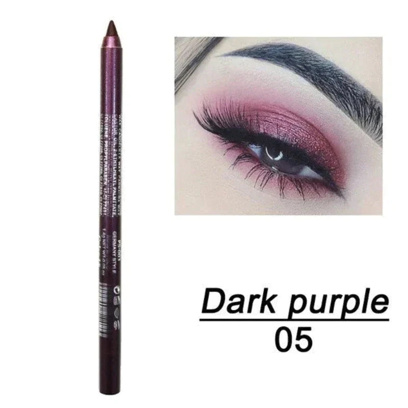 🎁Christmas Special Sale - 50% OFF💜50K+ SOLD!✨14-Pack Eyeliner Pencil Waterproof Colored Gel Liners with Metallic & Shimmer Finishes Smudge-Proof✨