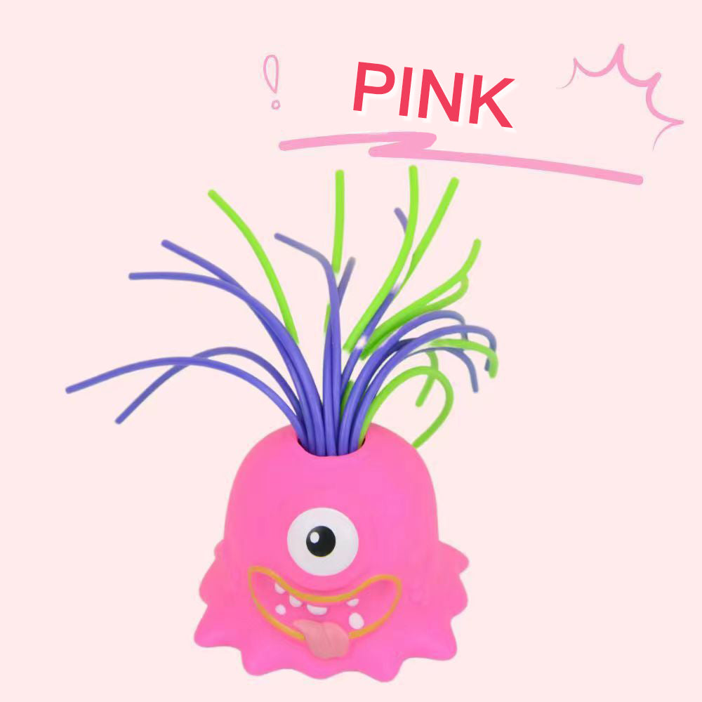 👾 50% OFF NOW! 🧸 Hair Pulling Monster Stress Relief Toy - Stretchy Sensory Fidget Tool for Anxiety & Focus, Safe for Kids/Adults 🎯✨