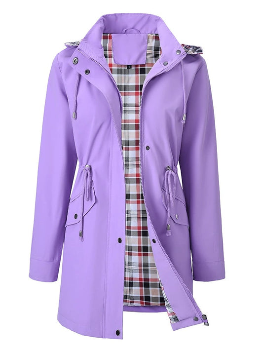 🍂Hot Sale 50%💗🧥Ultimate Plaid Waterproof Jacket for Women🍃