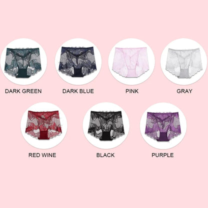 💋Buy 1 Get 4🔥Ladies Silk Lace Handmade Underwear