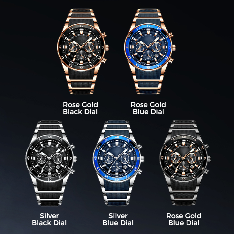 ⏳ LIMITED TIME OFFER⚡️!💎Men's High-End Business Multifunction Quartz Watch