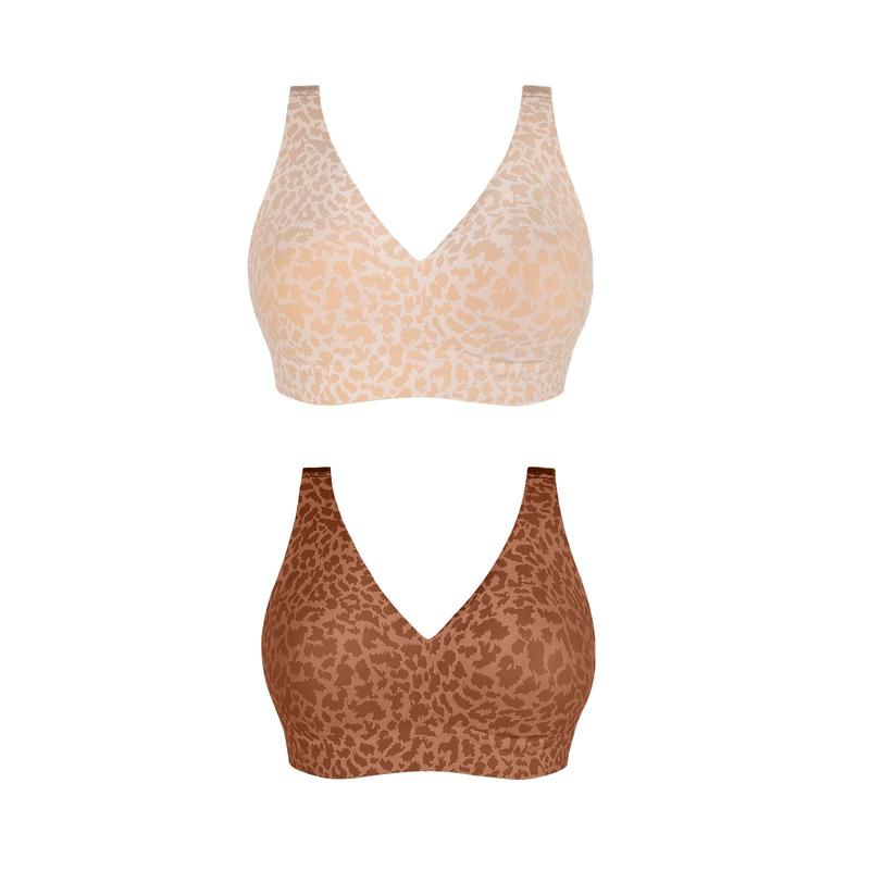 💗LAST DAY PROMOTION - 50%OFF💗Stylish Leopard Pattern Breathable Everyday Bra