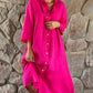 Women's Loose Cotton Shirt Dress