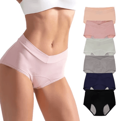 🩲 50% OFF NOW! 🔥 High-Waisted Leak Proof Period Panties – Absorbent, breathable & odor-control – up to 3 tampons worth of protection – comfortable for all-day wear 🩸