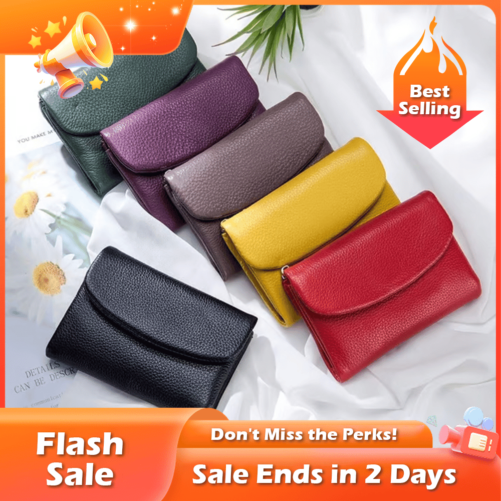 🎁🔥Last day sale 49% OFF🔥✨⏰Unisex Pebble Leather Wallet🔥