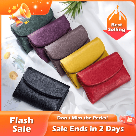 🎁🔥Last day sale 49% OFF🔥✨⏰Unisex Pebble Leather Wallet🔥